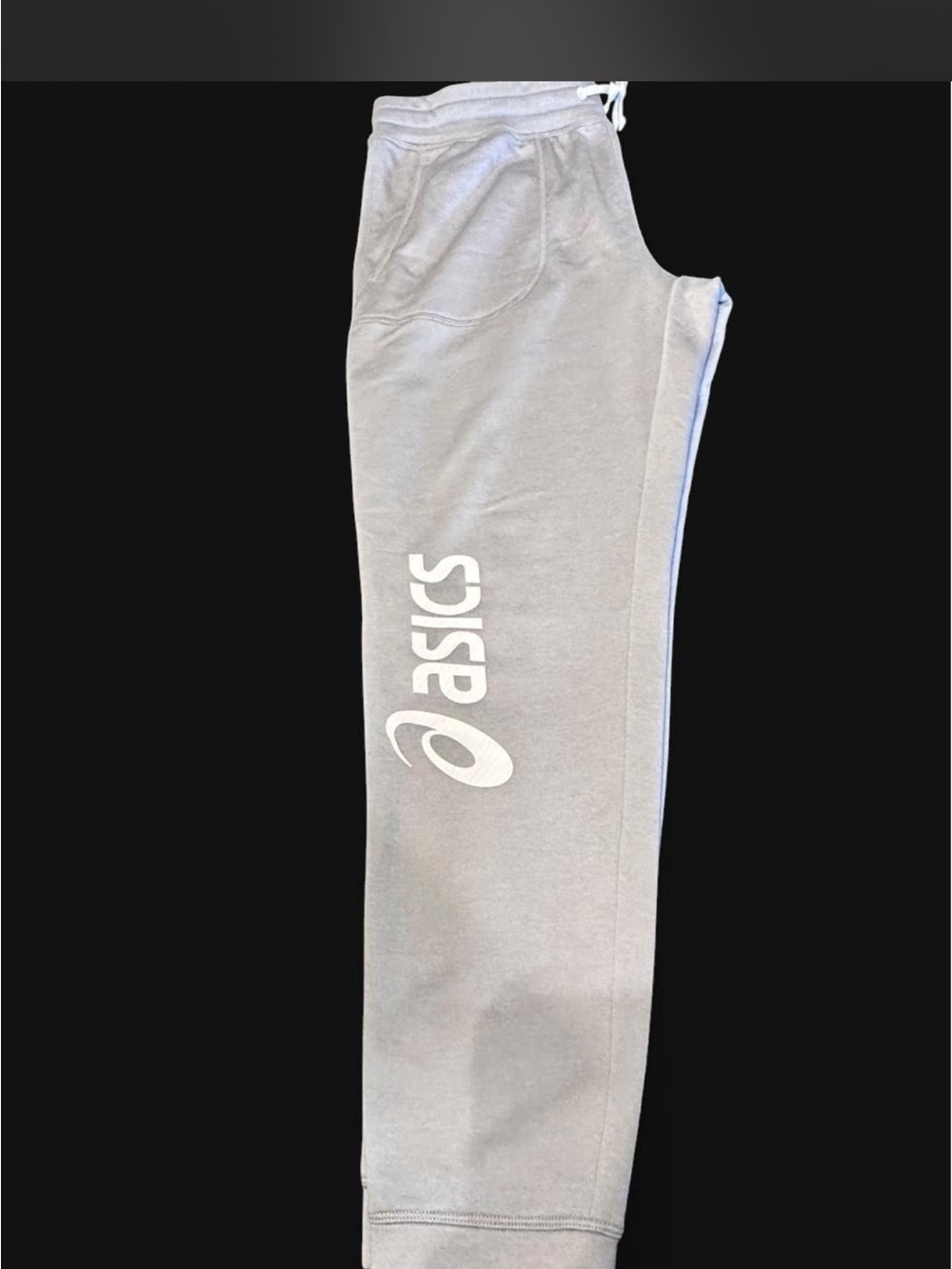ASICS Gray Logo Sweatpants